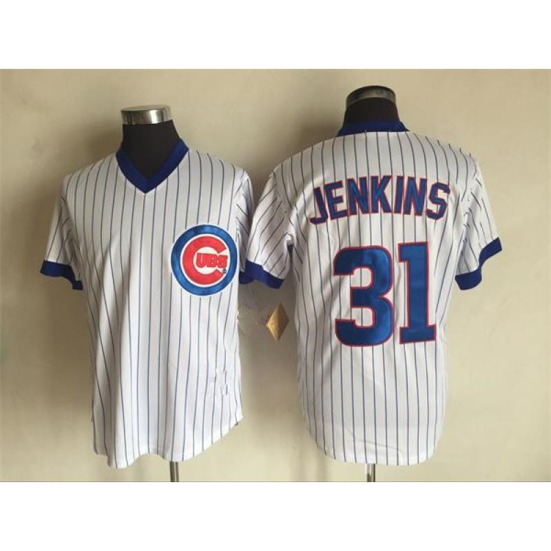 Vintage Chicago Cubs Baseball Jersey Unisex Embroidered Sport Shirt Cotton Blend Fans Casual Wear
