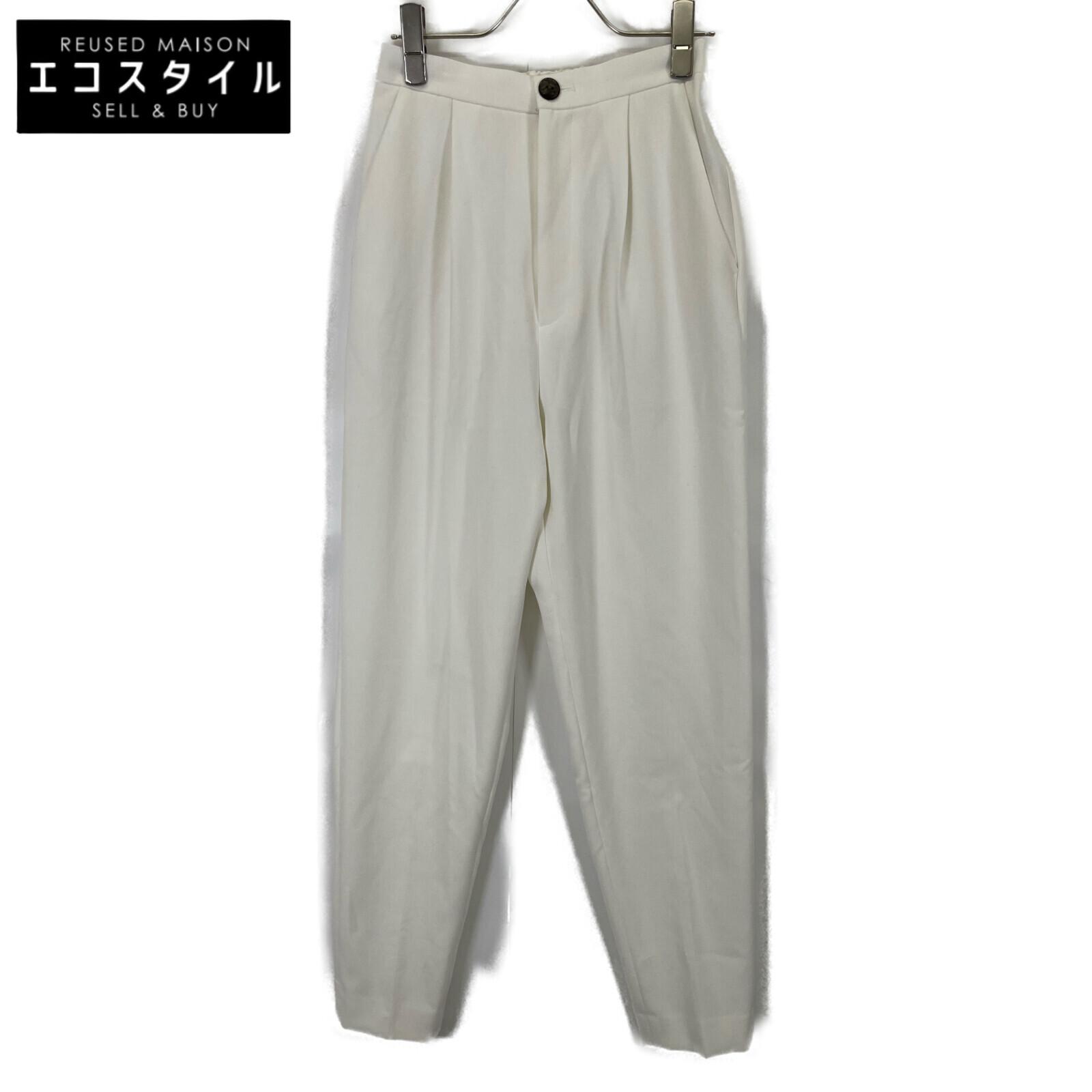 

ENFOLD 24Нержавеющая сталь Белая вискоза Слим Прямые Брюки Низ 36 белыйБ/у