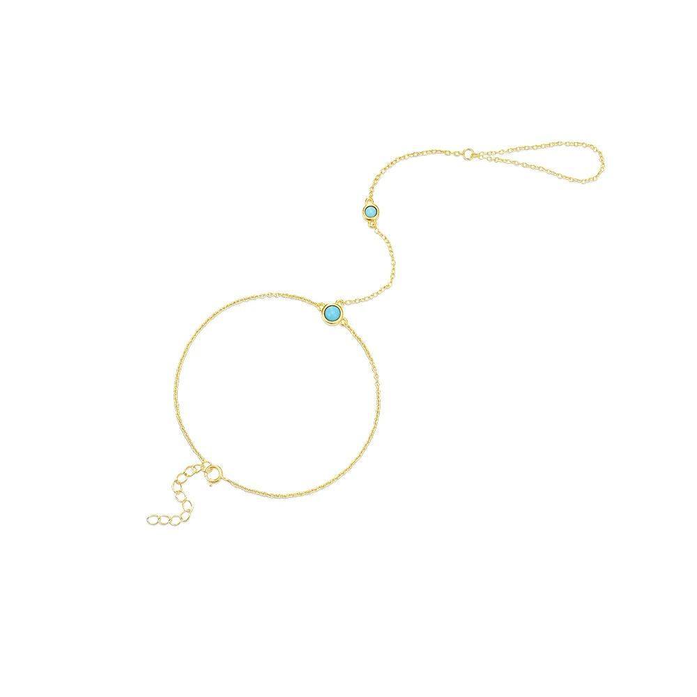 CANNER 925 Silber Herzform Blütenblatt CZ Funkelnder Zirkon Armband Ring Kette Für Frauen Minimalismus Handkette Armbänder