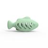 Self-beating Stick Feline Fun Interactive High Quality Self-entertainment Mint Scent Fish Shaped Cat Toy Silicone Cat Toys