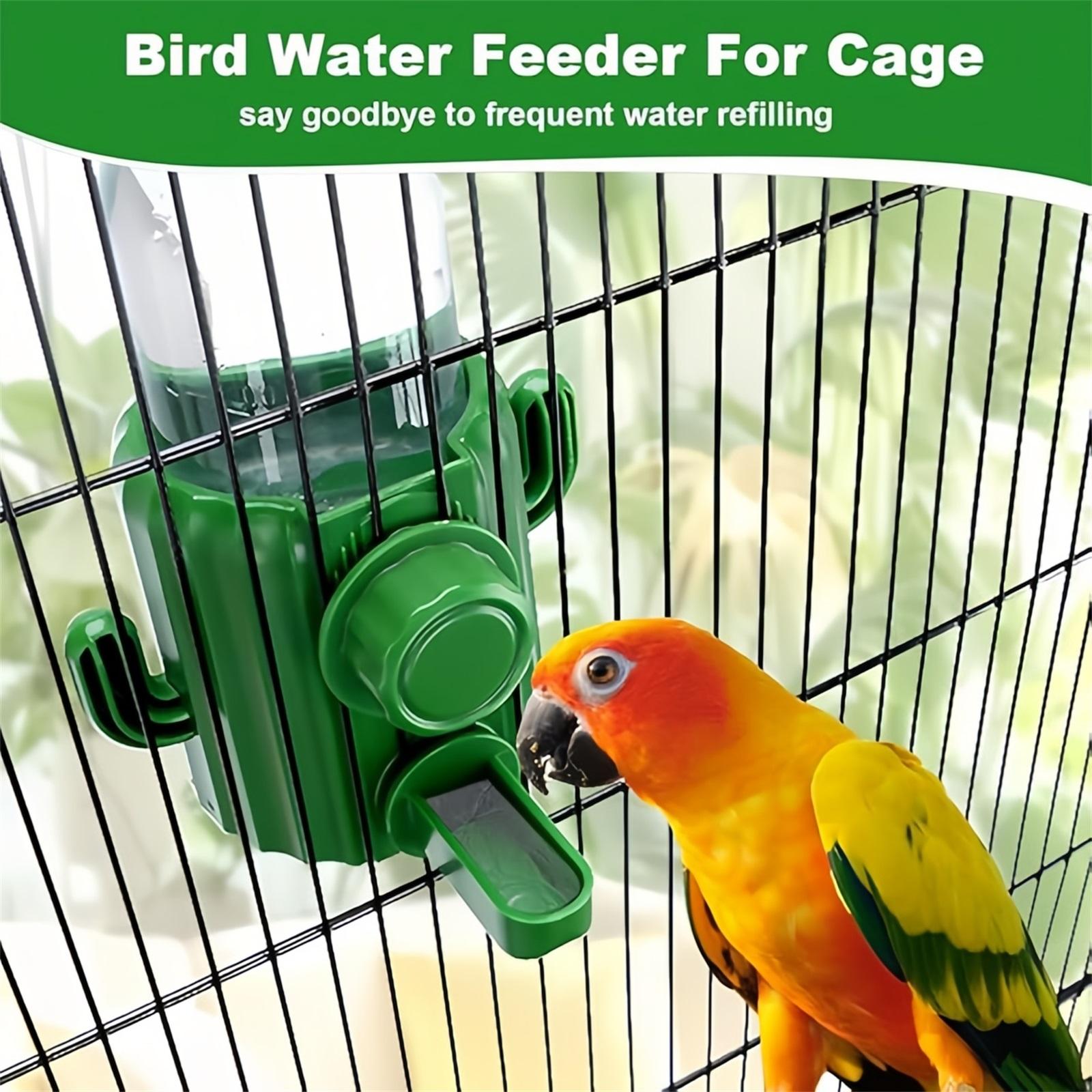 

Automatic Bird Cage Water Dispenser - Cactus Feeder for Parakeet, Cockatiel, Budgie & Small Birds One Size