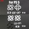 JCD 1 Set Silicone Conductive Rubber Adhesive Button Pad Keypads for PS5 1.0 2.0 V1 V2 BDM-020 Controller Gamepad Accessories