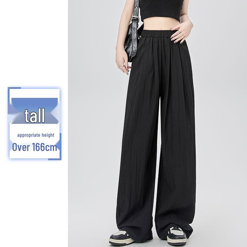 Women's High-Waisted Loose Linen Wide-Leg Summer Pants