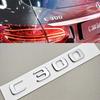 3D ABS Car Letters C200 C220 C250 C300 Logo Rear Trunk Badge Emblem Sticker For Mercedes Benz C Class W201 W202 W203 W204 W205