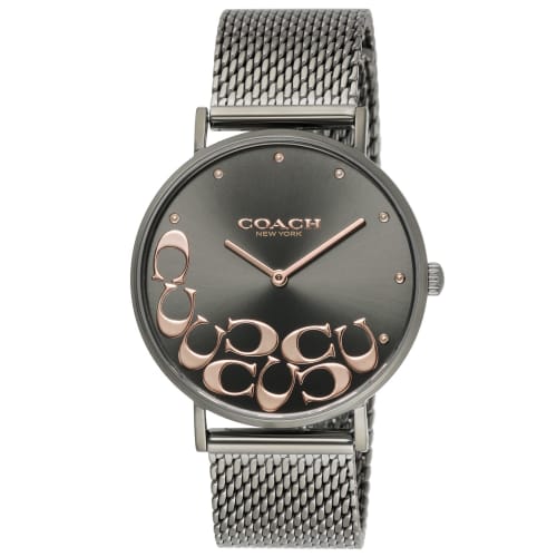 

Coach PERRY Women s 36mm Black Dial Stainless Steel Quartz Watch (14503825)
