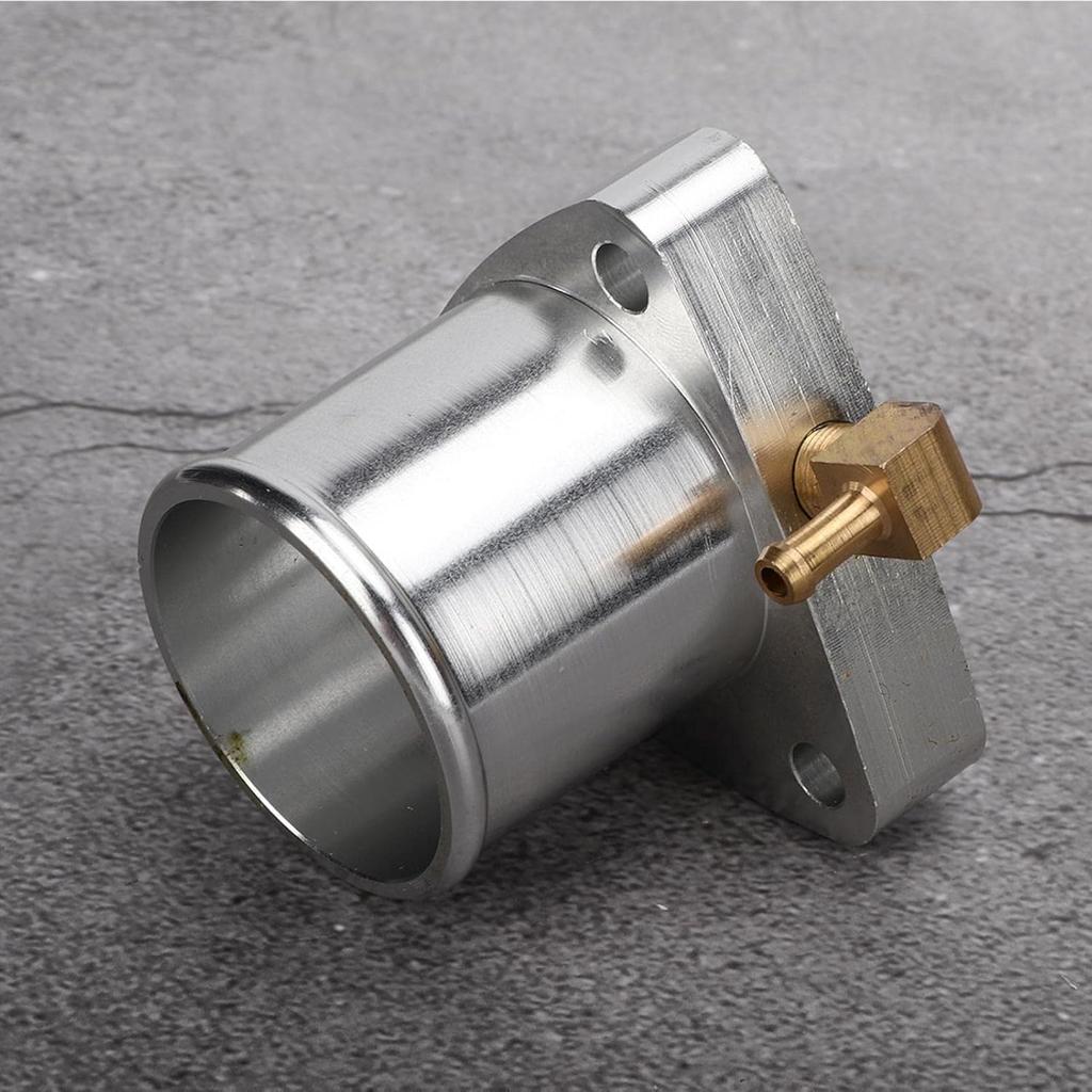 3 Bolt Turbo Adapter, Flange Adapter Kit 3 Bolt Turbo Outlet Adapter Kit Fit for Garrett Gt25 Gt28 T25 T28 Sr20det with Brass Fitting 90 Degree