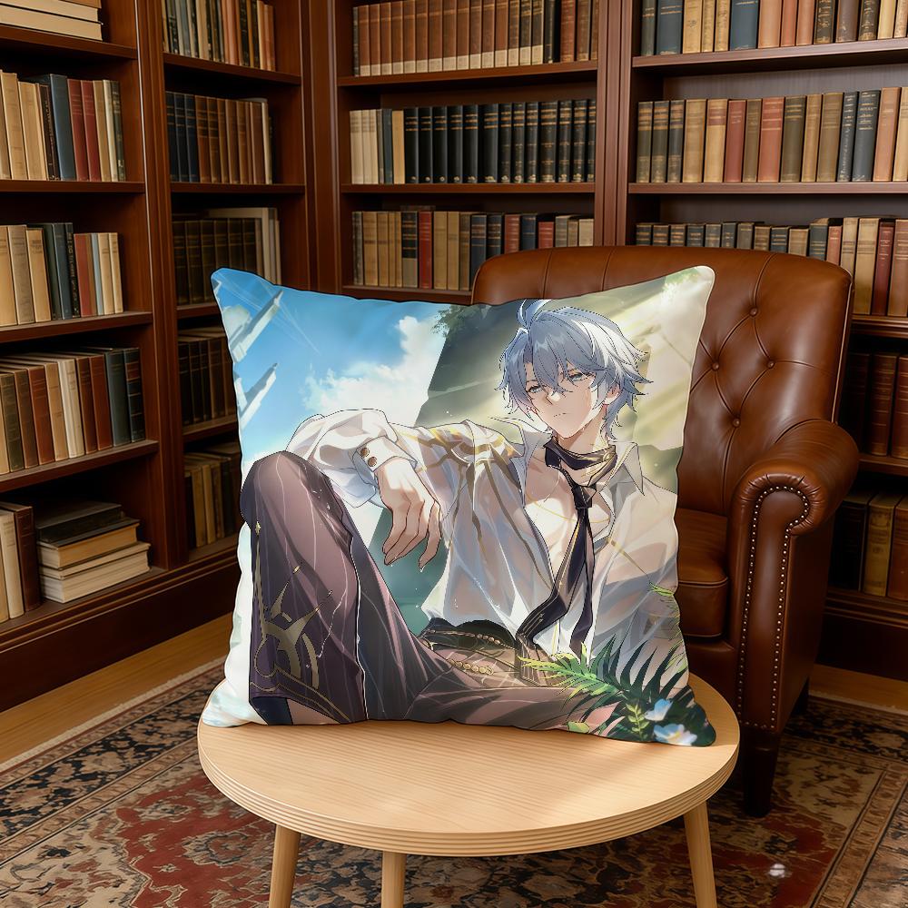 Game Honkai Star Rail Phainon cushion cover Home Office Birthday Anniversary Gifts Soft Skin Friendly Cushion Cover