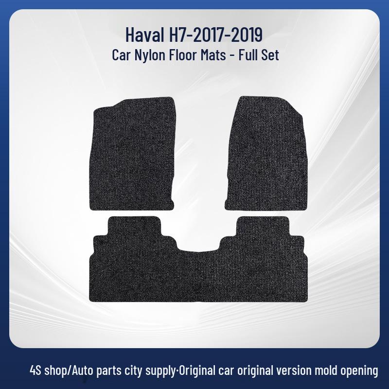Compatible Haval H7 2017-2019 RHD Nylon Car Floor and Trunk Mats