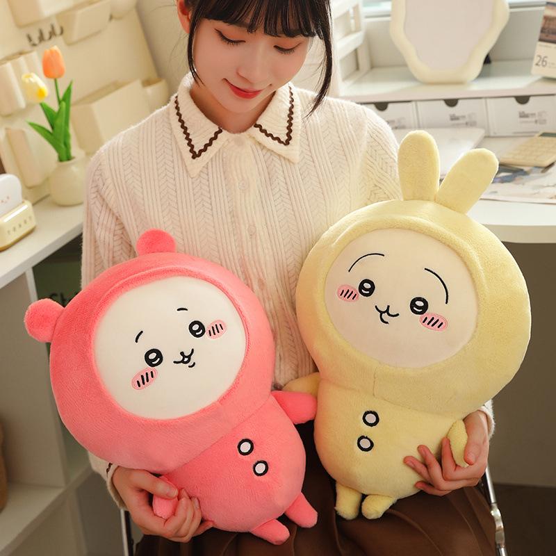 

Japanese Chiikawa Jiyi Usagi Hachi Plush Toy - Ideal Gift for Girls 40 cm