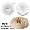 3D DIY Shell candle silicone mold striped cylindrical Roman pillar candle silicone mold home decoration bear silicone mold