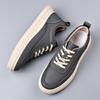 Fashion Fashion Platform Men's Casual Shoes Leisure Walk Sneakers Outdoor Genuine Leather Vulcanize Shoes New Trend Skateboard Footwear