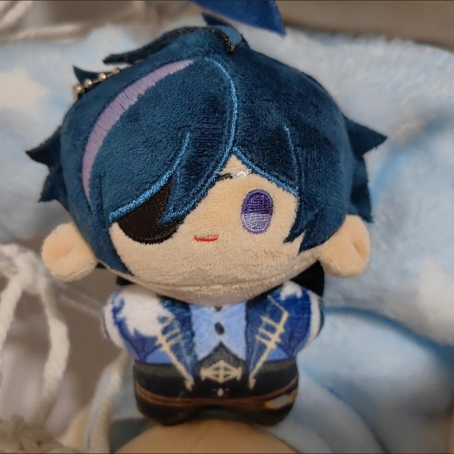 10cm Niedliches Genshin Impact Kaeya Plüschtier Stoffpuppe Kaeya Dekorative Rucksackanhänger Schlüsselanhänger Puppe Plüschtiere Weihnachtsgeschenke