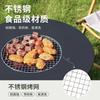 Tragbarer Klapp-Grilltisch für den Außenbereich, Picknick, Camping, Holz-Teekocher, Kochen