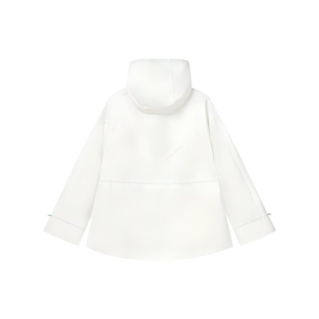 Fila Emerald Casual Sports Woven Hooded Jacket Women Jackets White F11W214705FWT