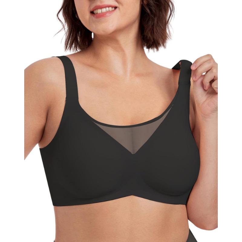 Plus Size Wireless Full Coverage Bra For Women Big Bust Shaping