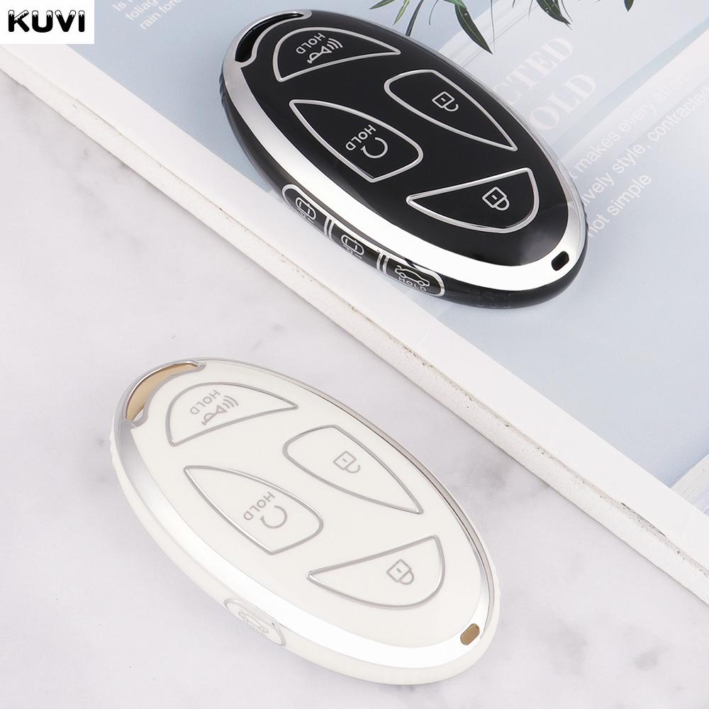 Fashion TPU 5 7 Buttons Car Key Case Cover Shell For Xiandai IONIQ 6 New Grand Prix GN7 Kona Protector Fob Bag Accessories