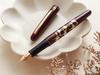 WANCHER Kuretake Modern Tsuruju Crane Fountain Limited Edition Medium Maki-e Pen, (M Nib, Red)