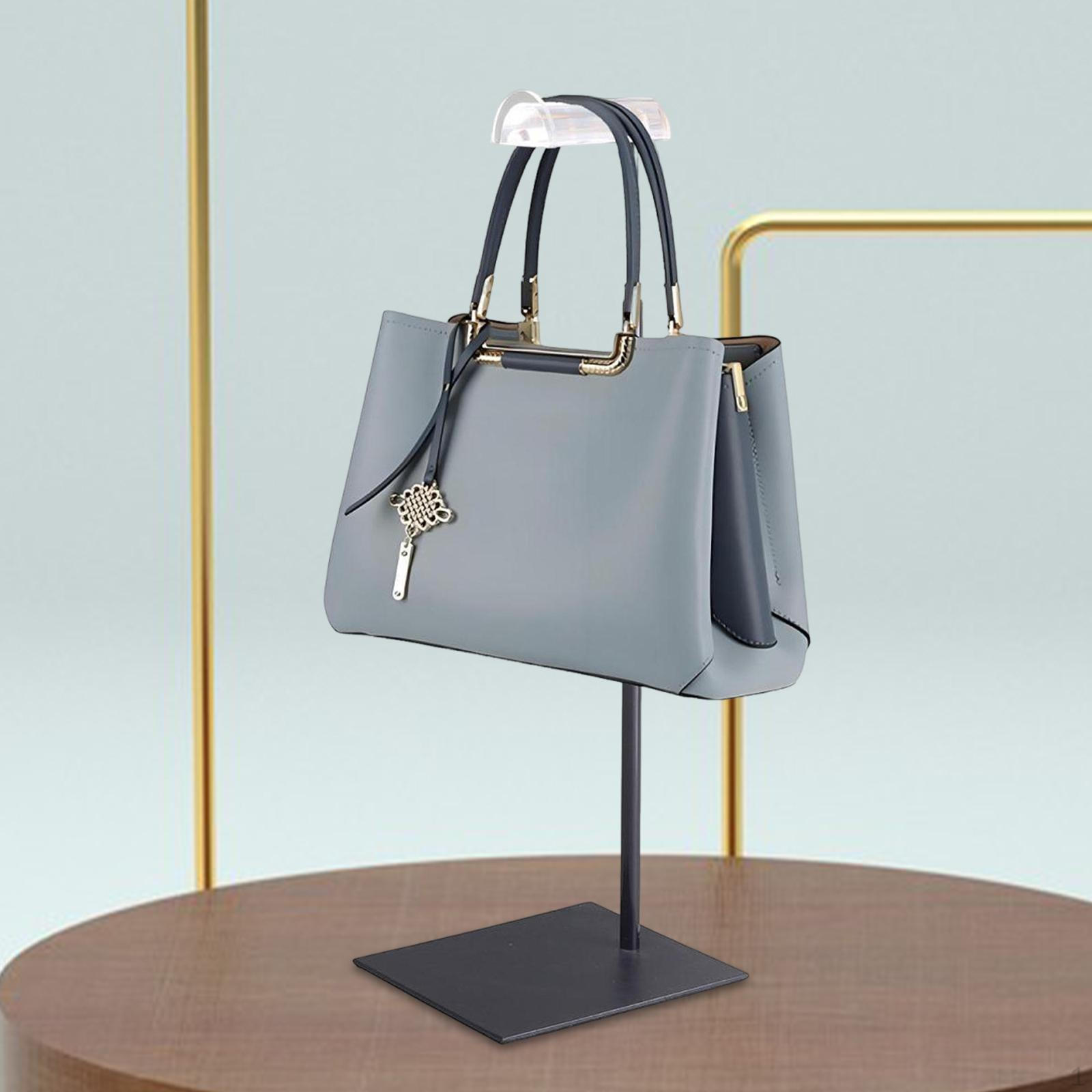 

Bag Display Rack Clutch Hanger Nonslip Jewelry Organizer Purse Holder for Hat Showing чёрный