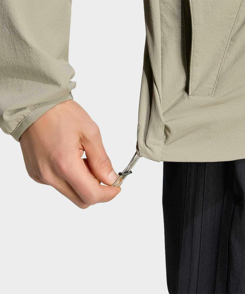 adidas City Tech 3-Stripe Windbreaker - Silver Pebble / Kt0497