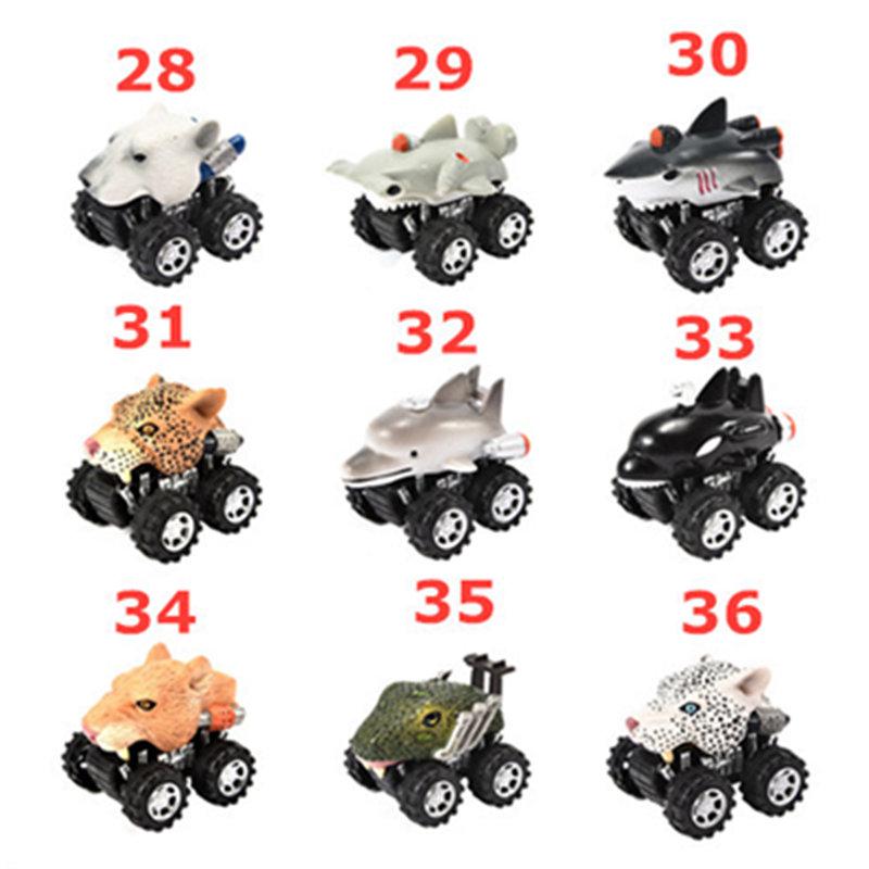 38 typů zatahovacích aut s dinosaury Pawaca Toys s velkou pneumatikou pro děti Kreativní dárky
