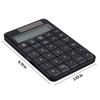 MCSaite 2-in-1 Wireless Calculator & Numeric Keypad with USB Receiver, 29 Keys, Compact Solar-Powered Calculator, 10-Digit Multi-Function Number Pad,