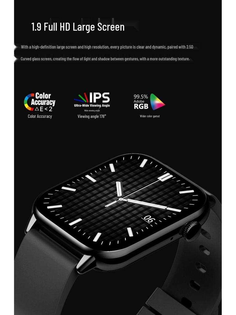 Multifunktionale Bluetooth-Smartwatch für Damen mit Anruf-, Gesundheits- und Sportfunktionen - Kompatibel mit Android