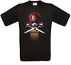 Chucky Killer Doll Horror Cult Movie T-Shirt All Sizes NEW