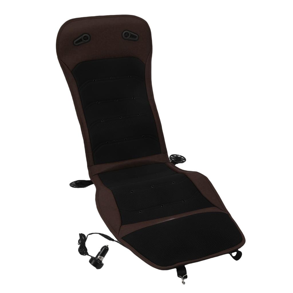 Cooling Car Seat Cover with 2 Fans 24 Air Outlets DC 12 24V One Click Stepless Wind Speed Ventilated Auto Cool Seat Cushion Pad