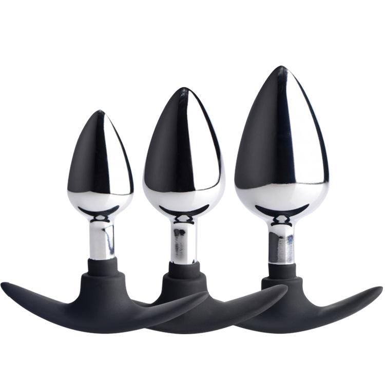 Men's and Women's Outdoor Wear Boat Anchor Metal Silicone Base Butt Plug Expansion Back Court Bolt Adult Sex Product Toys