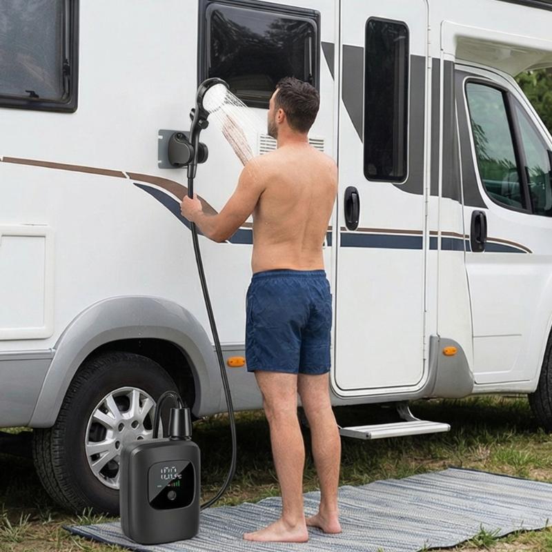 ABS Camping Shower Package With Fast Warming For Outdoor entertainment