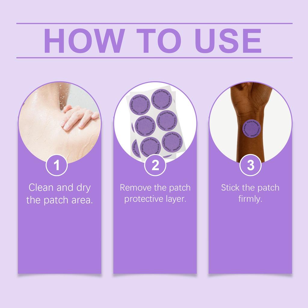 Body Care Aid Patches Care Patches Stay Focused, Provide Motivation, Have A Positive Mindset, And Reduce Distractions(30pcs/1pc)