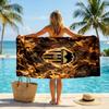 Valencia FC print Quick Dry Beach Towel Microfiber Absorbent Portable Travel Swimming Towel