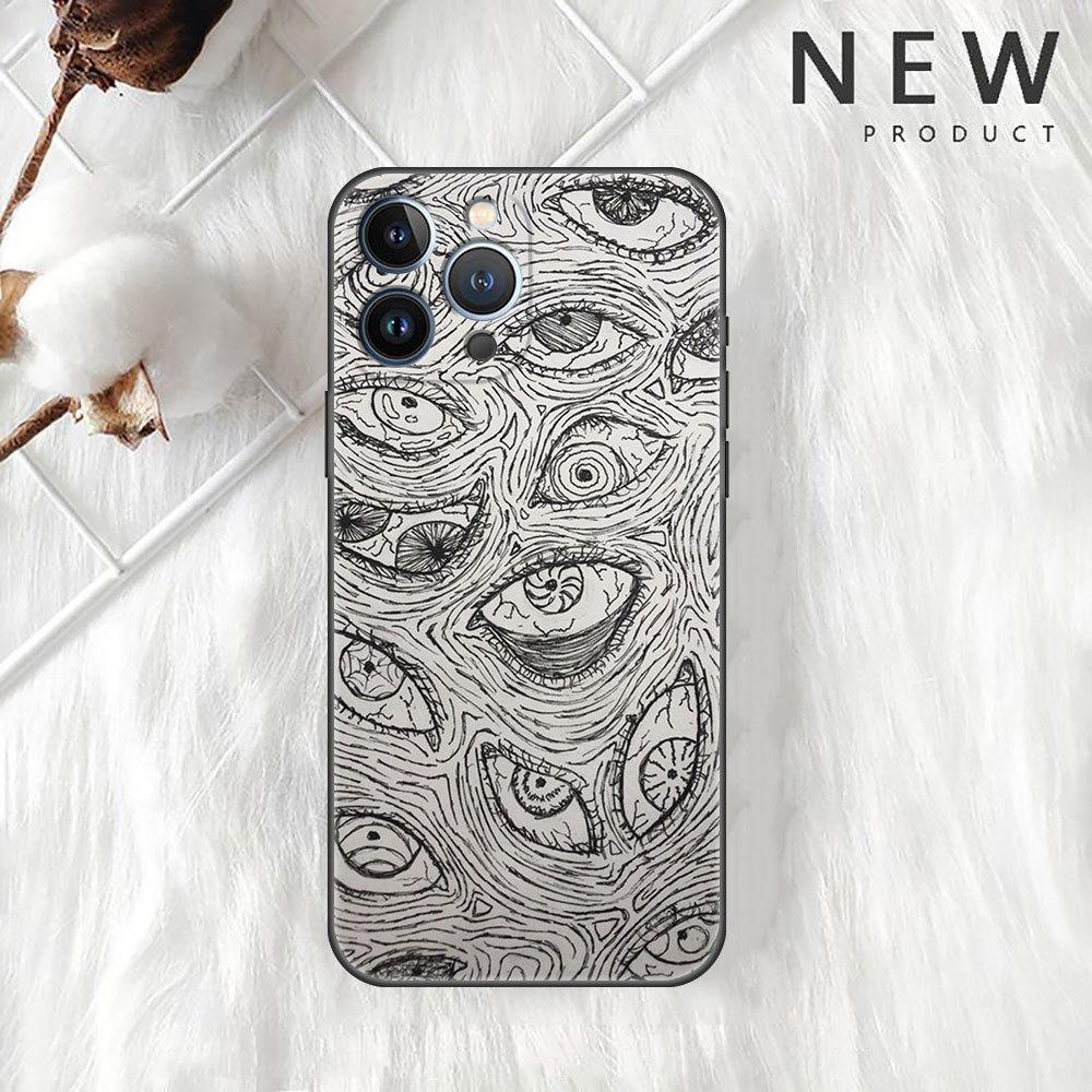 Applicable To IPhone16 New Halloween Horror Eye Phone Case