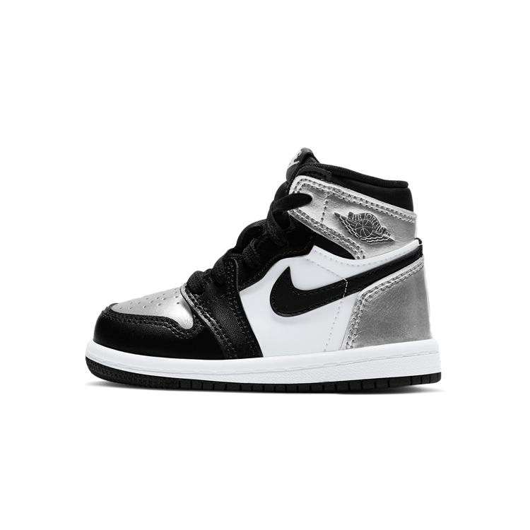 

New Jordan 1 Retro High Silver Toe TD CU0450-001 21