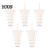 Durable Clothes Hanger Double-Sided Hanger, with 12 Hooks Open Hook Design, V-Shape Vertical Easy Access Organizer, for Shirts Hats Belts Scarves