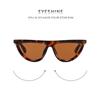 Women's sunglasses - unisex fashion half-moon cat eye sunglasses
