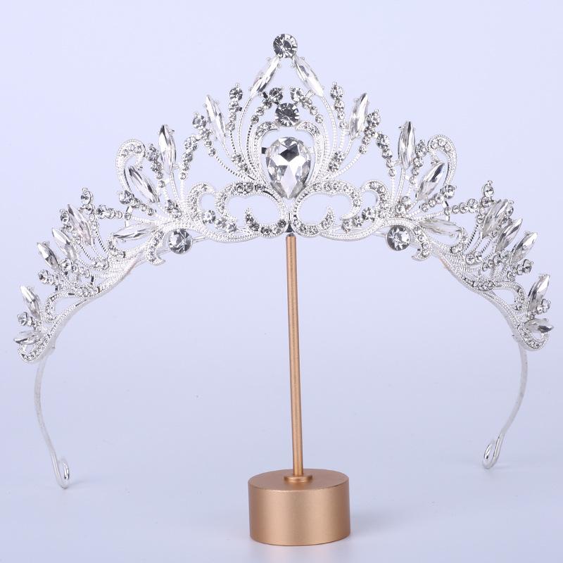 

Bride Crown Headdress Birthday Wedding Hairband Jewelry Queen Wedding Alloy Hair Accessory Crown