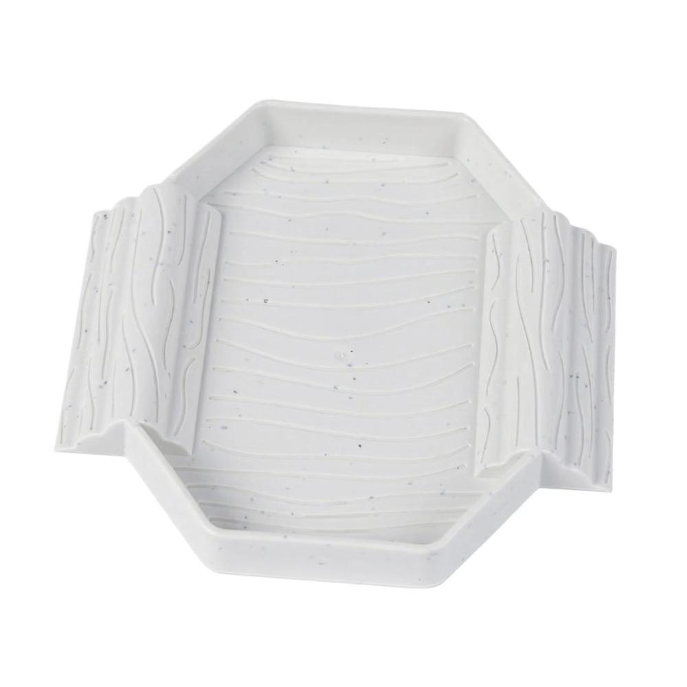 With Ramp Turtle Bath Basin Plastic Reptile Pool Dish Turtle Bath Tub  Habitat Accessories