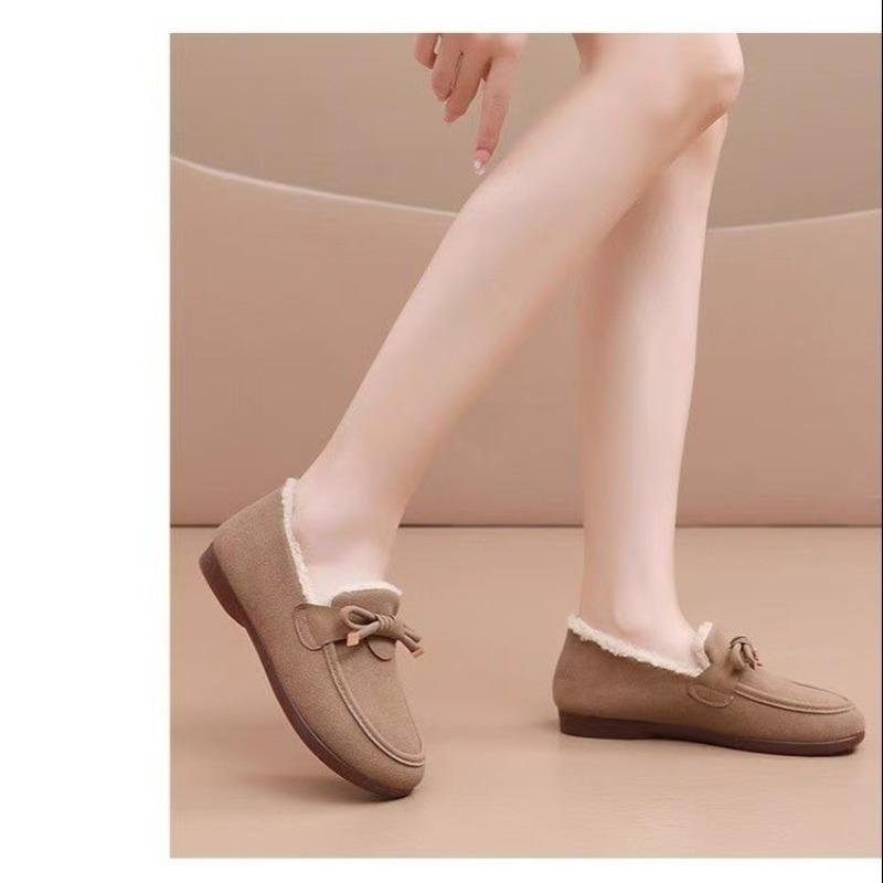 New cotton shoes women's winter velvet warm Doudou shoes fashion versatile shoes non-slip soft-soled cotton boots thickened