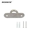 Stainless Steel Oval Door Latch 304/316 Marine Eye Plate with Pull Ring and Hook.