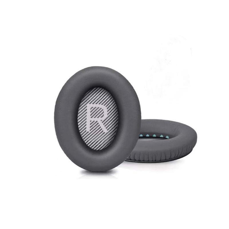 Replacement Protein Leather Earpads Ear Pad for QC35/QC35 II Headphones Ear Cushions Earmuffs Ear Cover