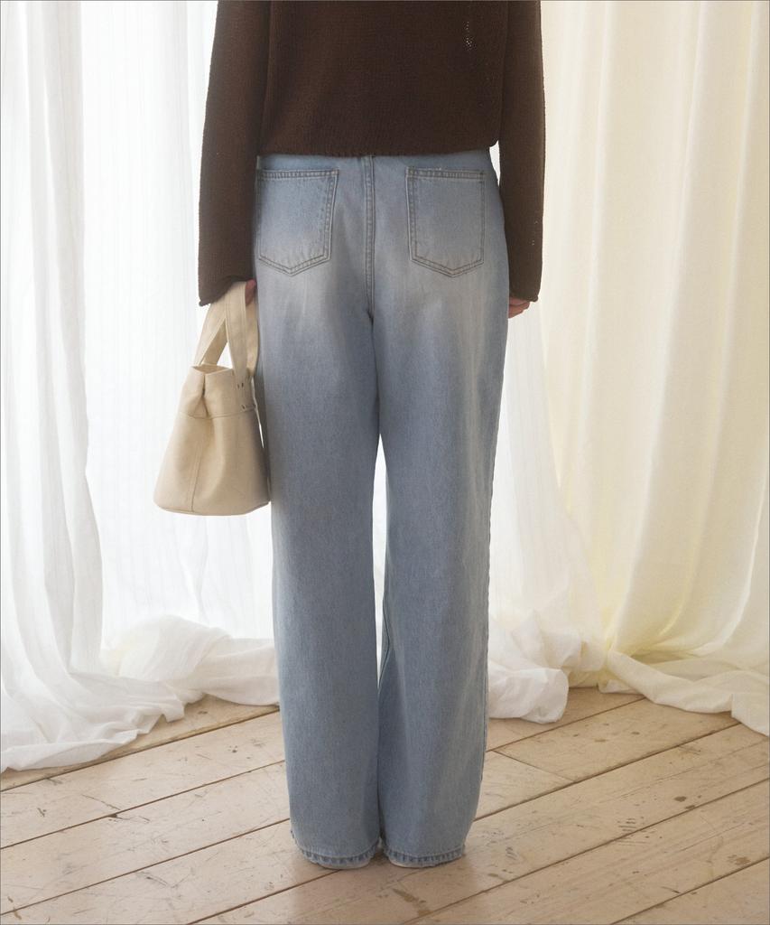 Manggomaenipeullijeu Our Washed Jeans_Blue