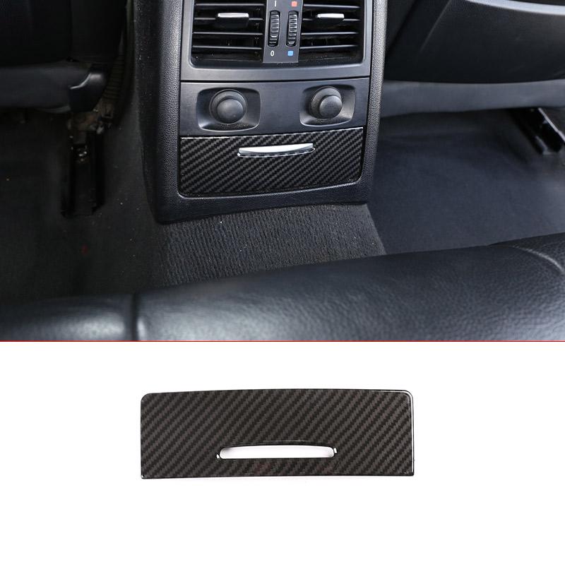 

For BMW 3 Series E90 2005-2012 ABS Carbon Fiber/Silver Car Rear Air Vent Frame Cover Trim Accessories