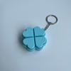 1Pcs 3D Printing Decompression Press Four Leaf Clover Key Chain Pendant Creative Fingertip Toy Bag Ornaments Party Favors