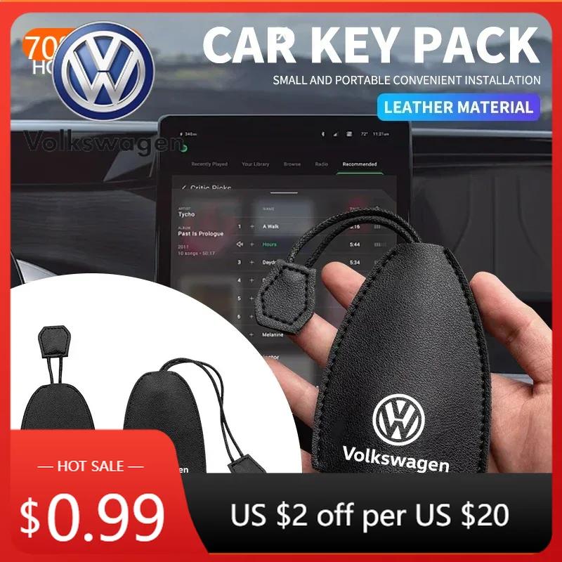 Für VOLKSWAGEN VW GTI B6 2025 Heiß Für Volkswagen Auto Styling PU Auto Fernschlüssel Hülle Abdeckung Schale Schlüsselanhänger Schutz Auto Zubehör