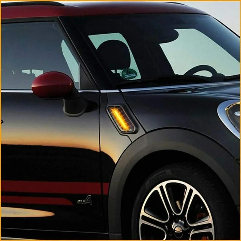 Flowing Water Blinker LED Dynamic Turn Signal Light For Mini Cooper R60 Countryman R61 Paceman Side Marker Flashing Indicator