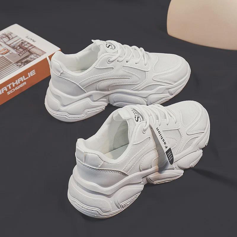 Korean-Style Women's Fashion Sneakers: Spring Breathable Casual Hiking Shoes XN-907