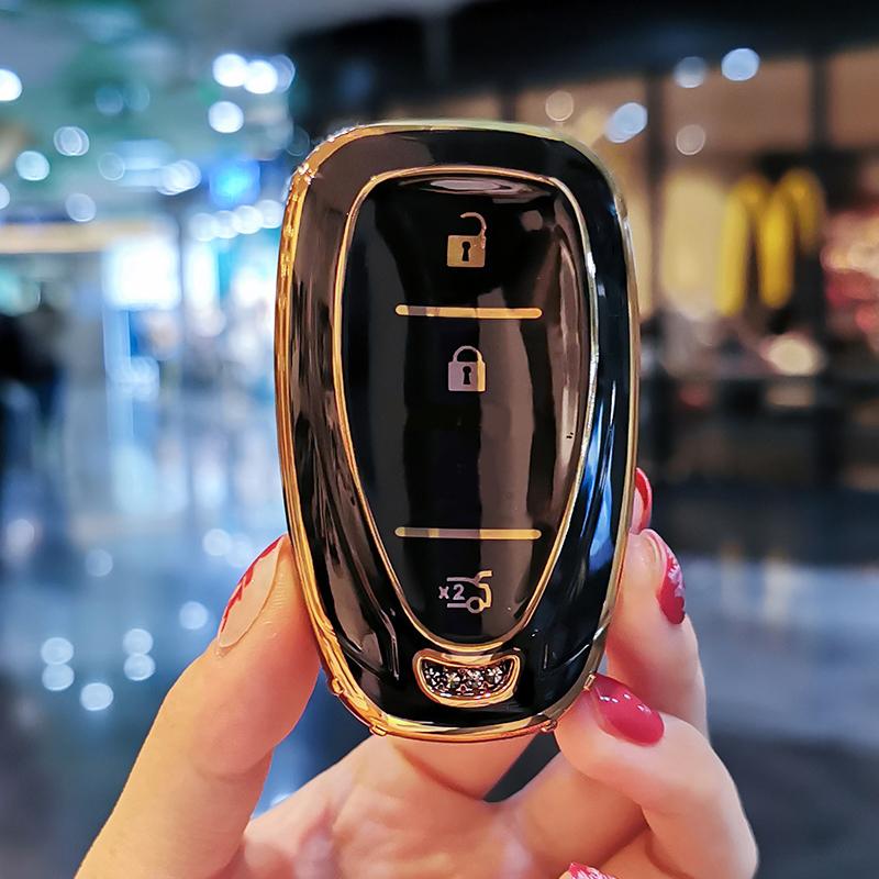 Car Key Case Cover For Chevrolet Cruze Spark Sonic Camaro Volt Bolt Trax Malibu Onix Equinox Orlando Blazer Traverse Shell Fob