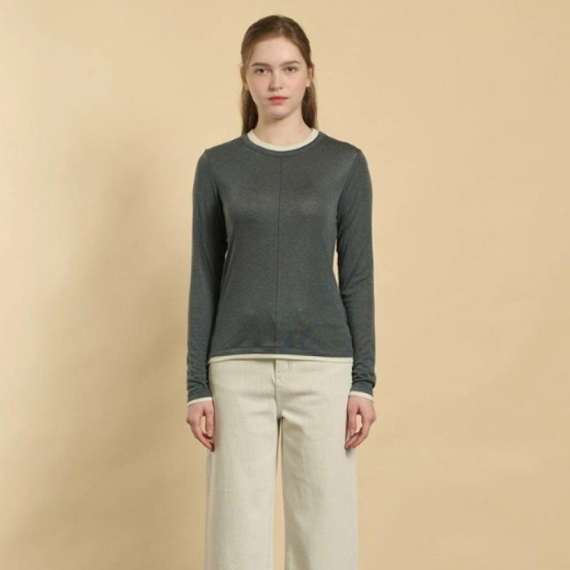 Bcbg Color Block Round T shirT B6s1x405