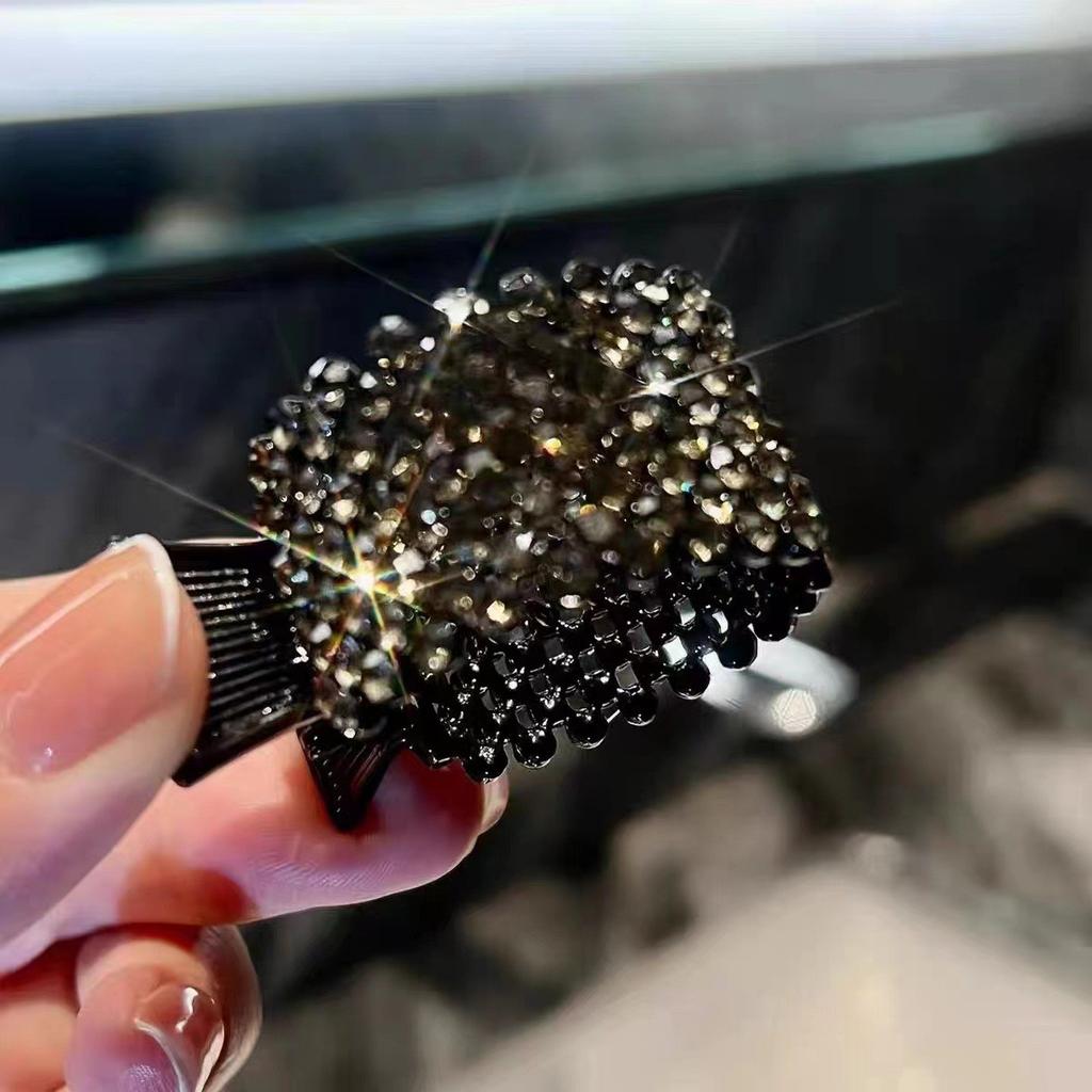 Water Diamond Ponytail Hairpin, A Korean Version Hairpin Fixing Wonder For Female Internet Celebrities, Metal Headwear.